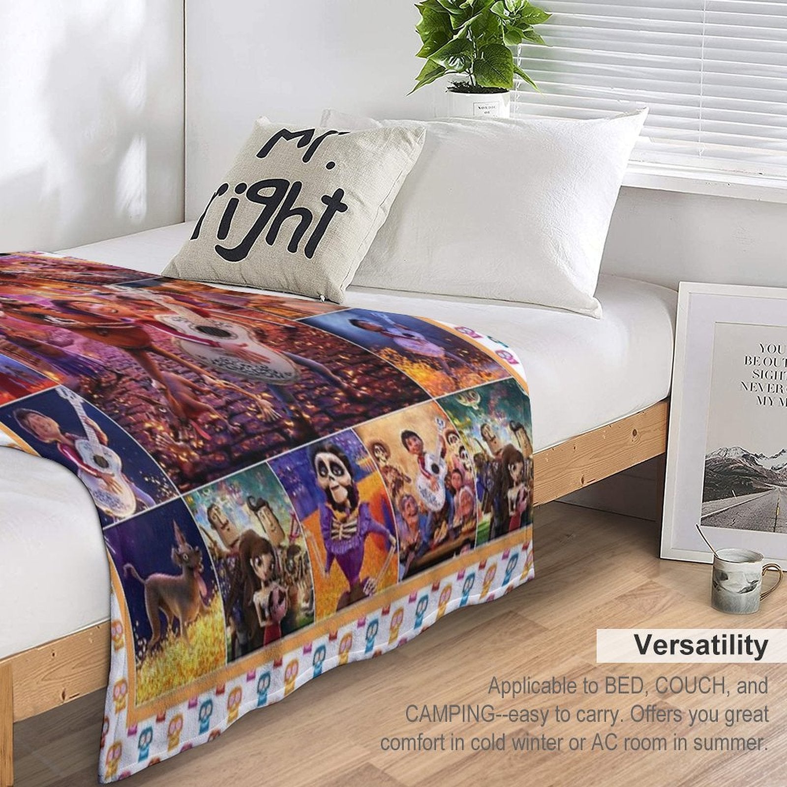 Coco Hector, Ernesto De La Cruz, Imelda Dante Anti-pilling Throw Blanket