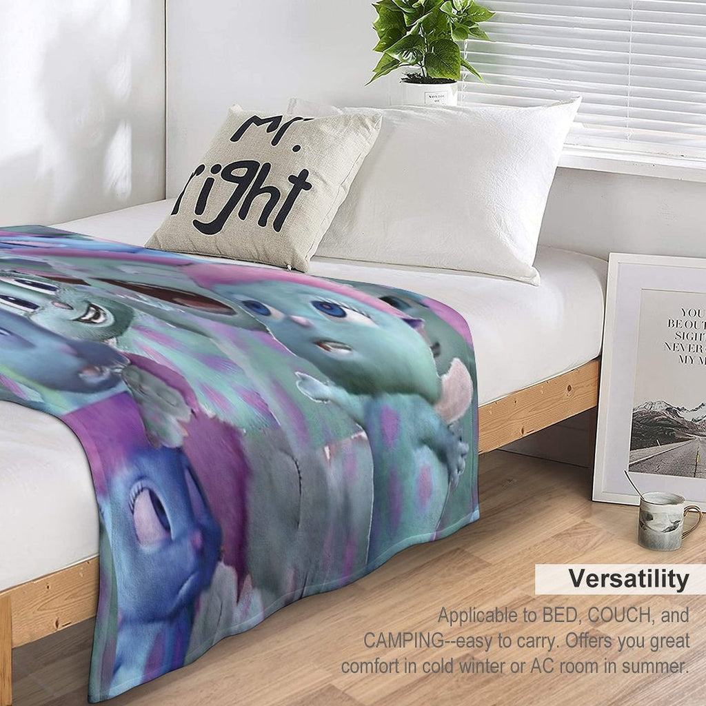 Bibble Collage Versatility Throw Blanket
