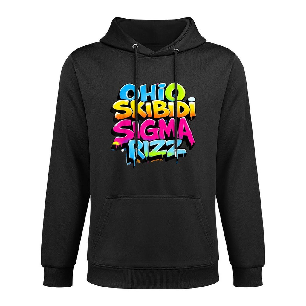 Skibidi Rizz Ohio Sigma Funny Rizzler Gift Graffiti Versatile Streetwear Hoodie