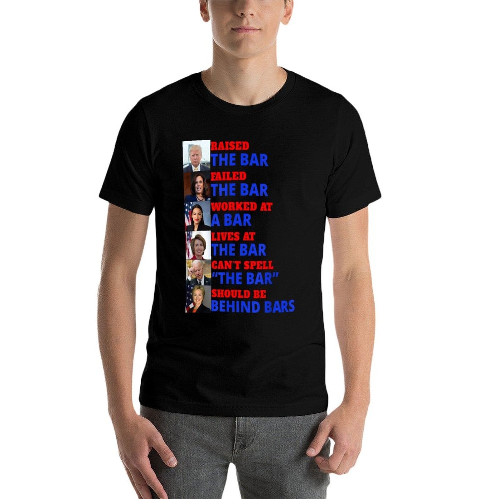 Trump Raised The Bar Harris Failed The Bar  Affordable Price T-Shirt