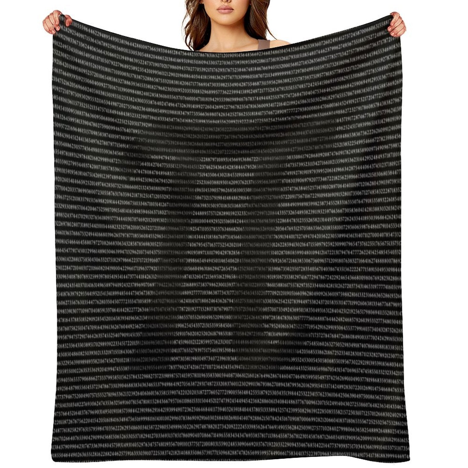 Pi Digits Multi-functional Throw Blanket
