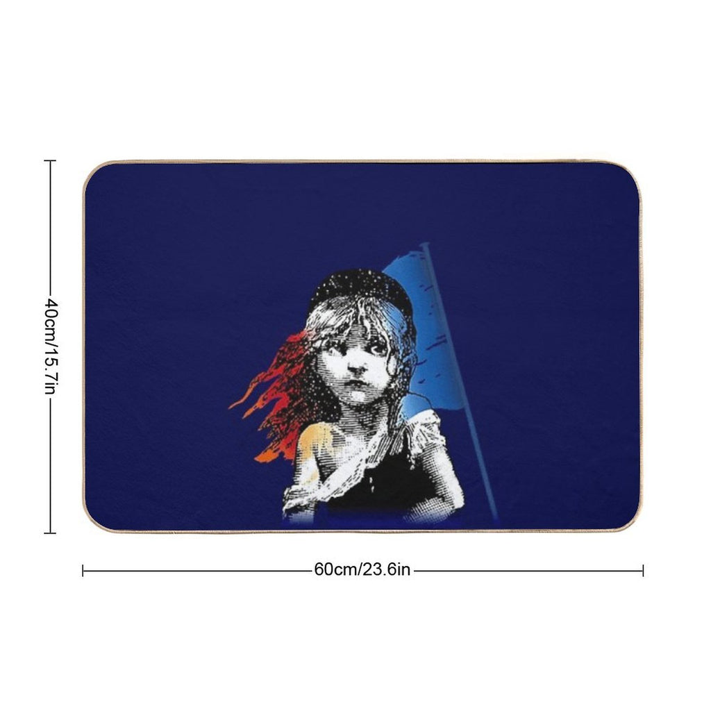 Les Mis  Toxin-Free Bath Mat