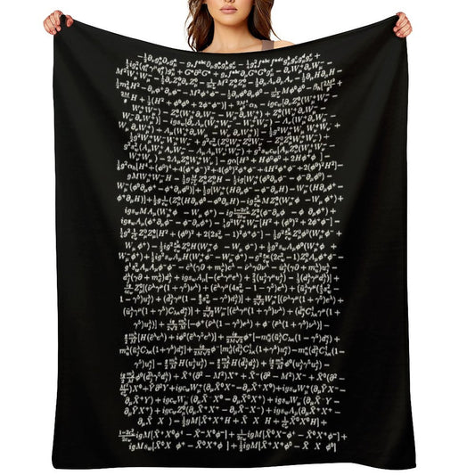 The Standard Model - A Love Poem Machine-washable Throw Blanket