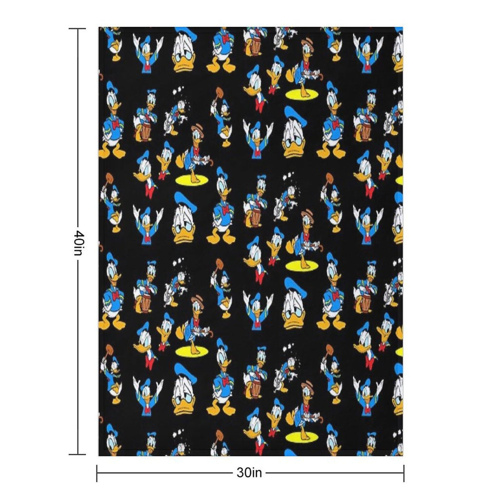 Donald Duck Collage Lightweight Throw Blanket