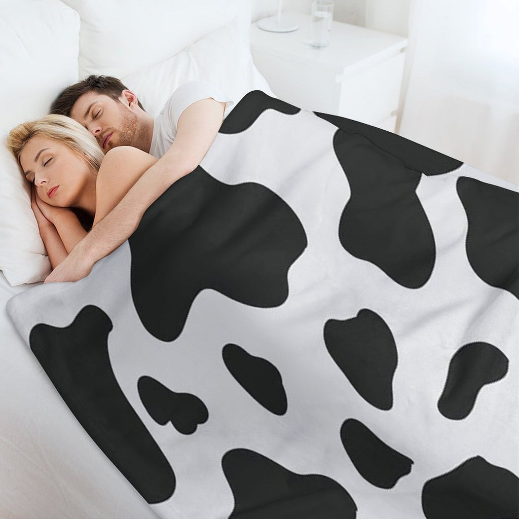 Cow Pattern Versatility Throw Blanket