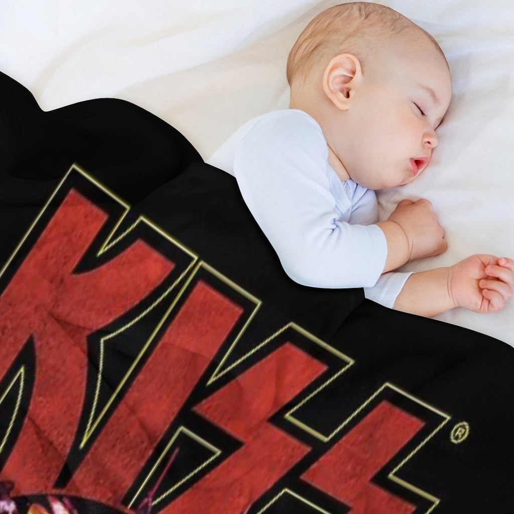 Kiss Band All-season Throw Blanket