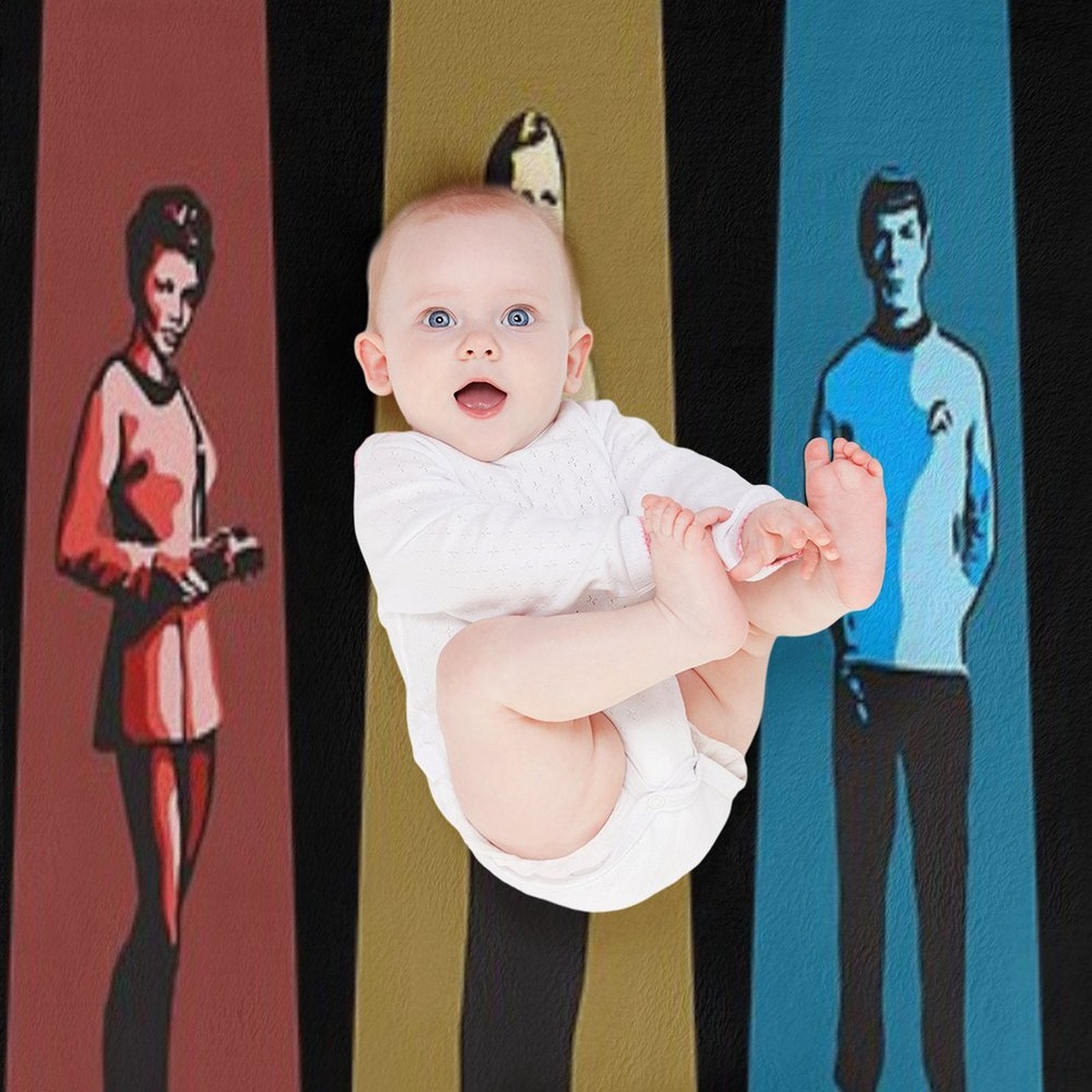 Beam Me Up, Scotty Wrinkle-free Throw Blanket