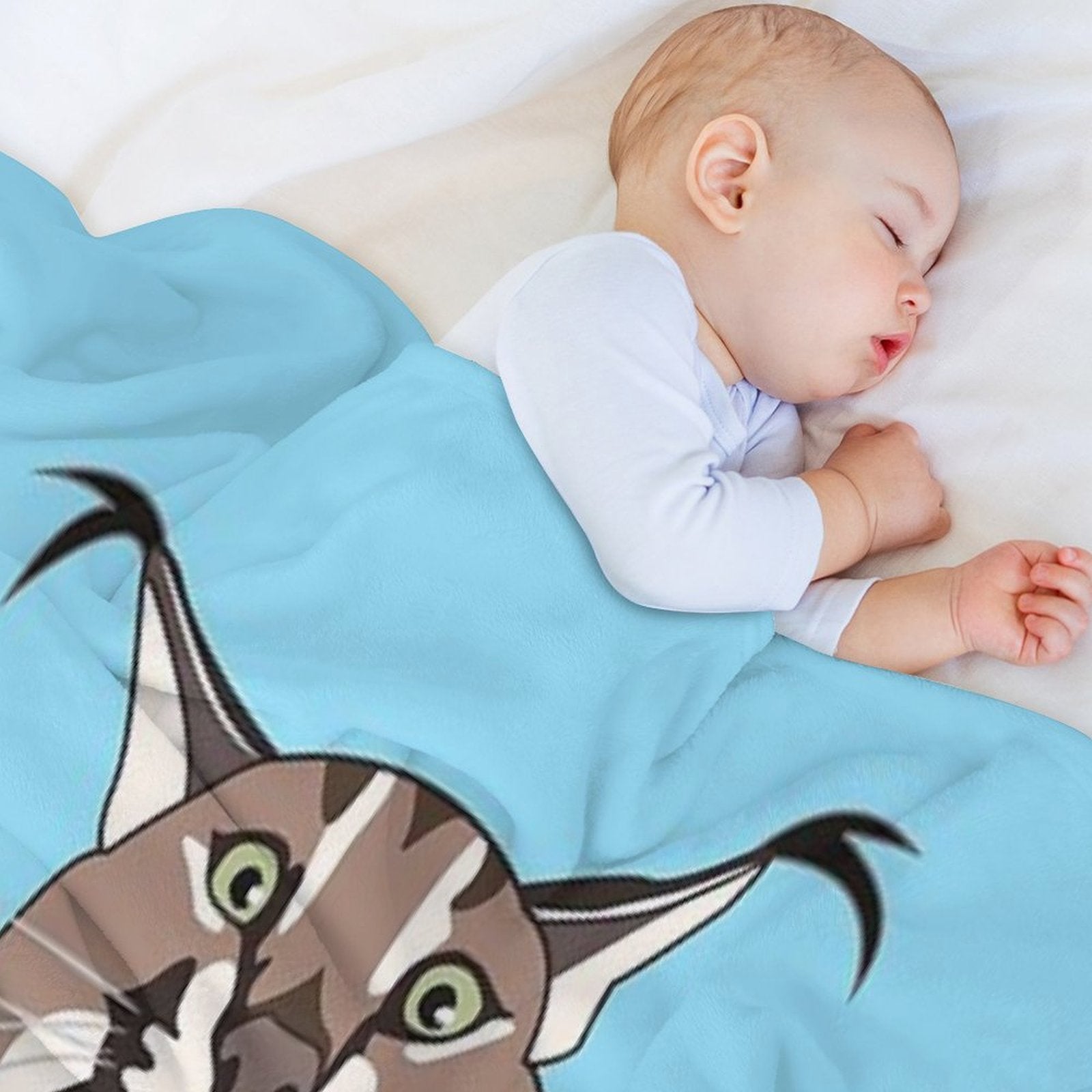 Big Floppa Gosha Karr AAA Compact Throw Blanket