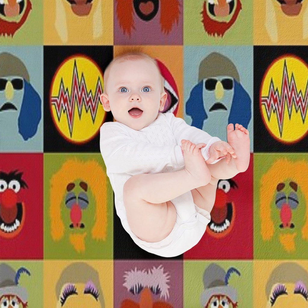 Dr. Teeth And The Electric Mayhem Ft Lips Premium Throw Blanket