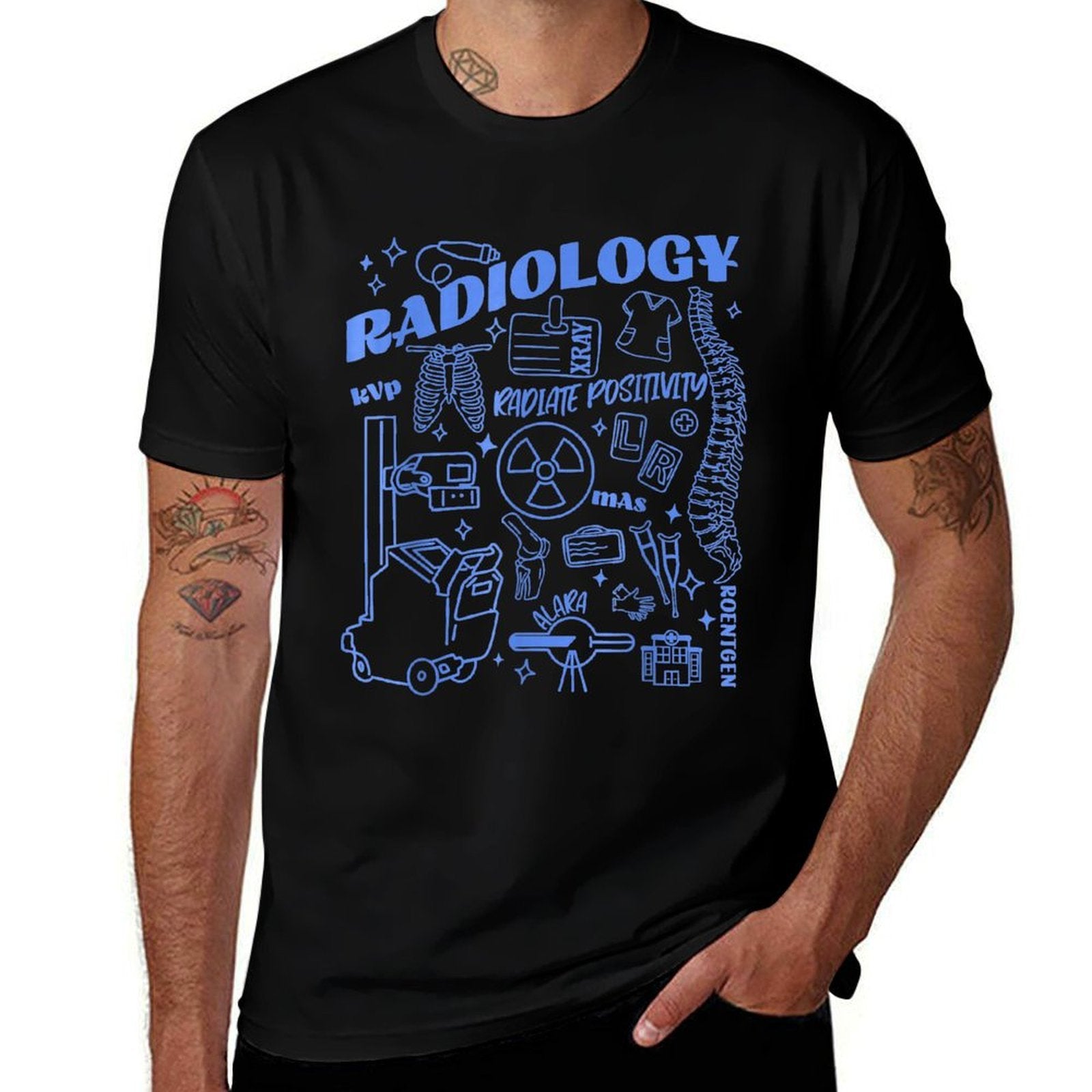 Radiologic Technologist Radiology X-Ray Rad Tech  Vintage-inspired T-Shirt