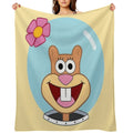 Sandy Cheeks Eco-conscious Throw Blanket
