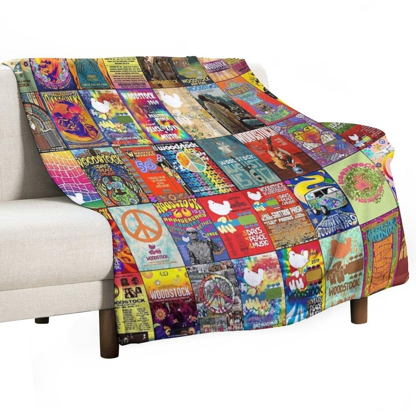 Woodstock Machine-washable Throw Blanket