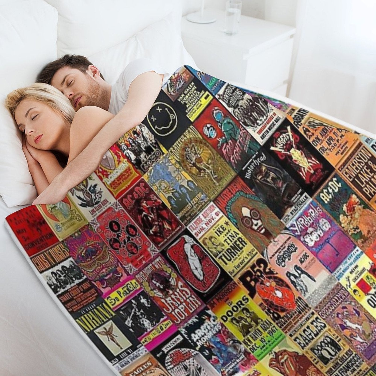 Rock Collage Quick-dry Throw Blanket