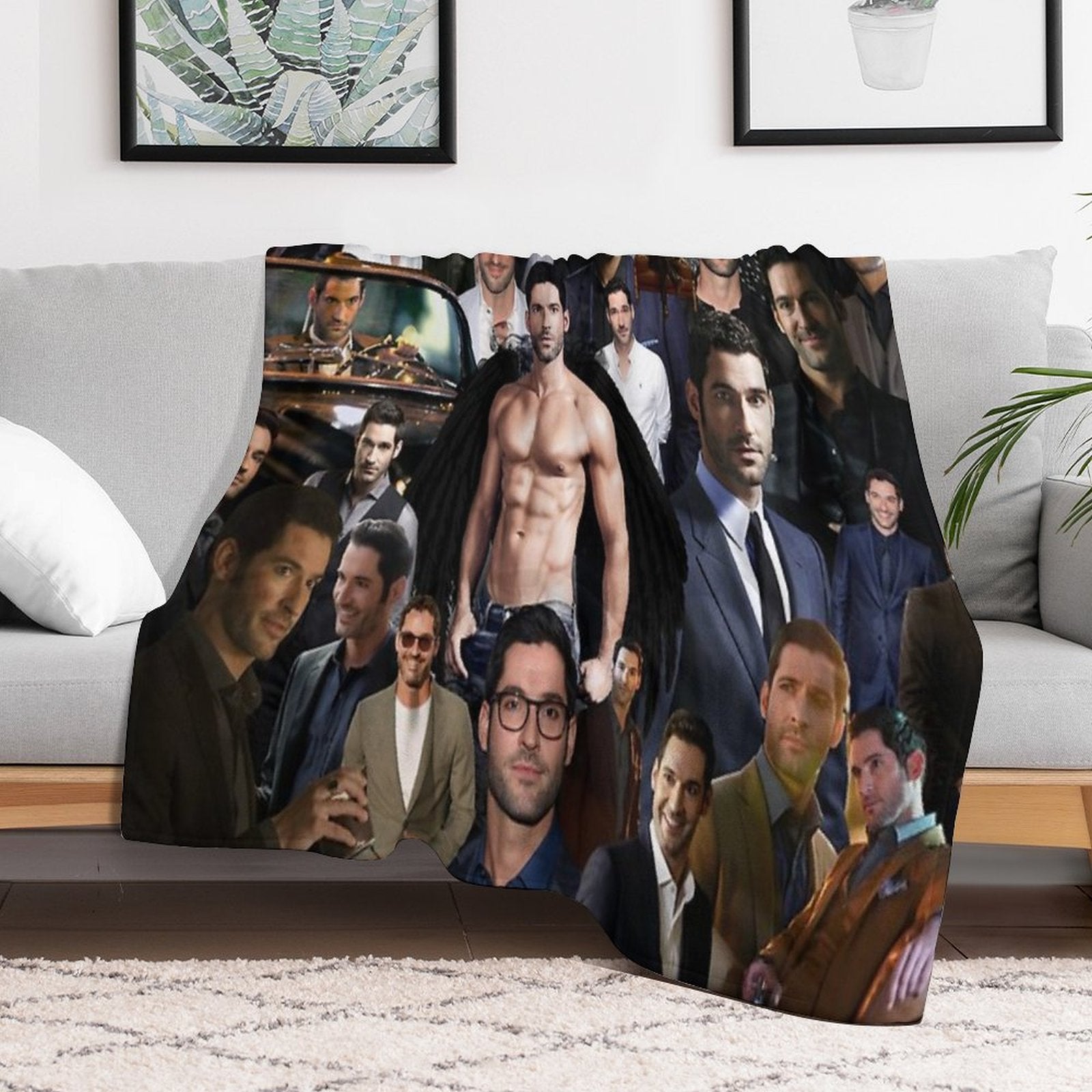 Tom Ellis Eco-conscious Throw Blanket