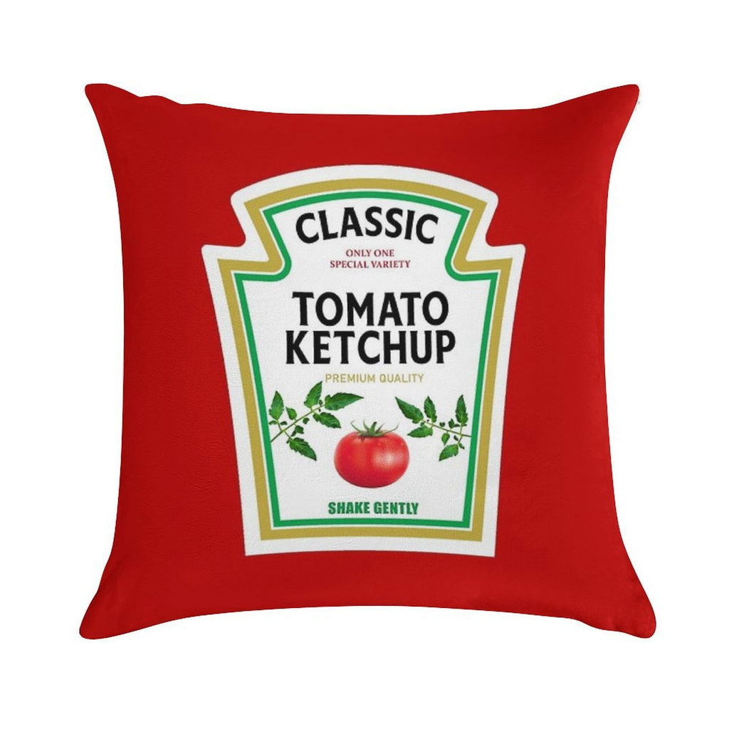 Ketchup Halloween 2023 Costume Family Group Matching Couple Mustard Mayo Soft Gift Ready Throw Pillow