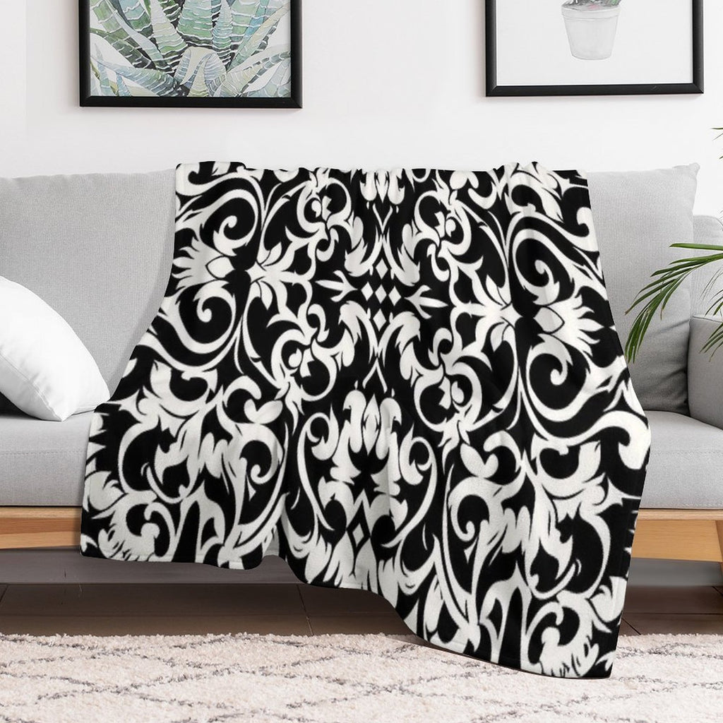 Baroque Wrinkle-free Throw Blanket