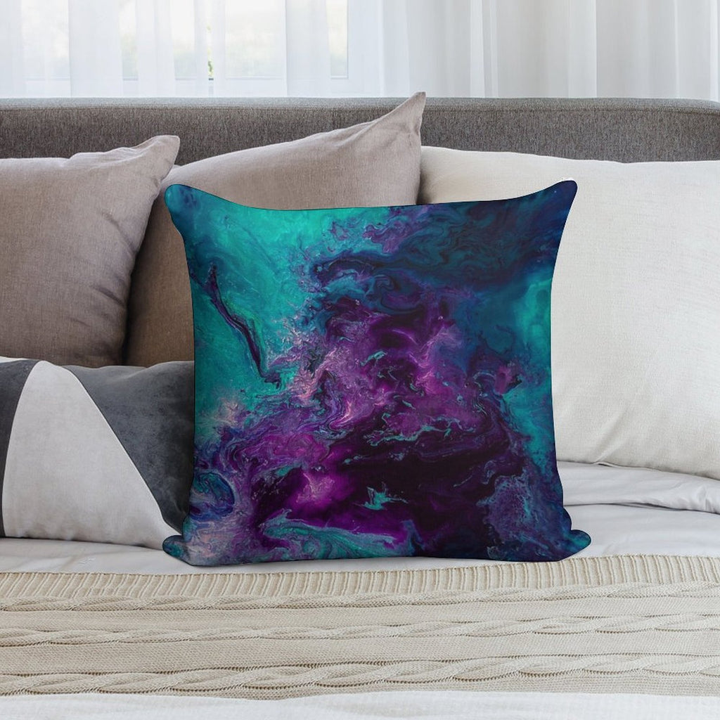 Nebulous Soft Fade-Resistant Throw Pillow