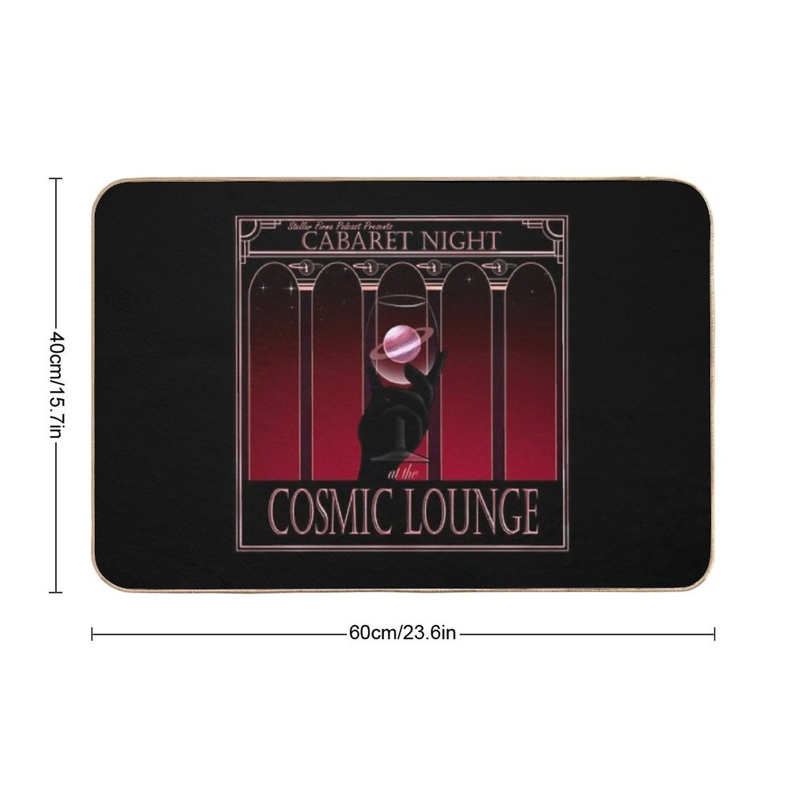 Cosmic Lounge Cabaret  High-Traffic Bath Mat
