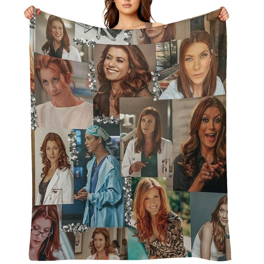 Addison Montgomery Collage ) All-season Throw Blanket