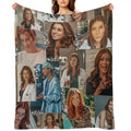 Addison Montgomery Collage ) All-season Throw Blanket
