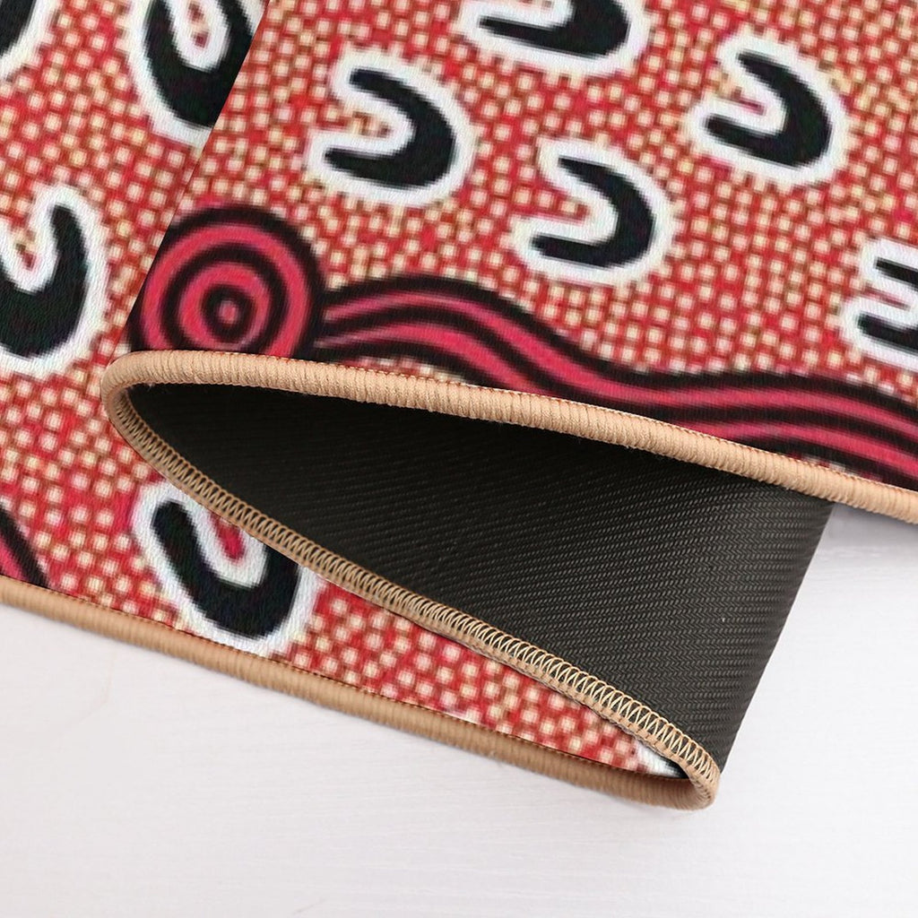 Authentic Aboriginal Art -  Non-Slip Bath Mat