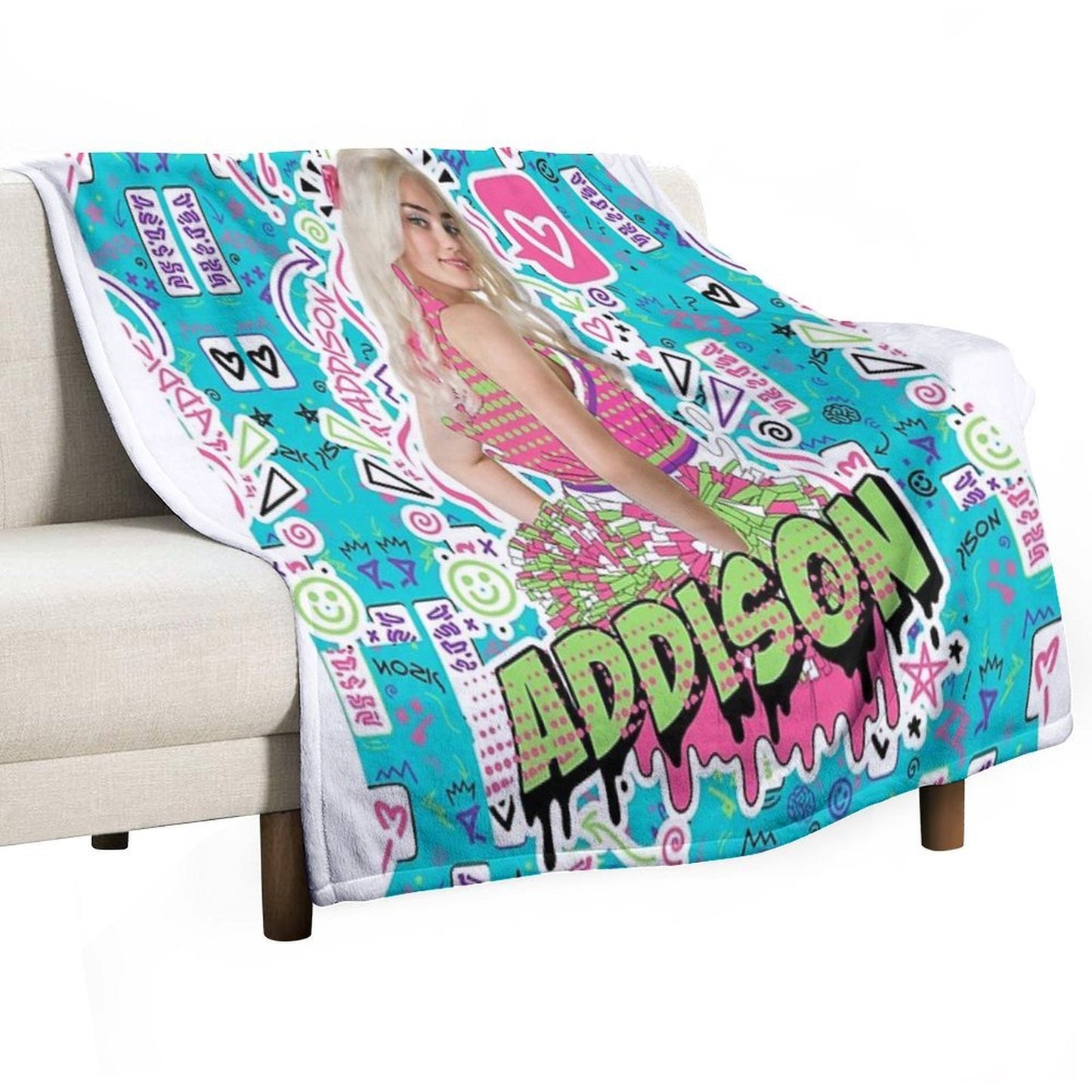 Zombies 3 1 Backpack Bag Travel-friendly Throw Blanket