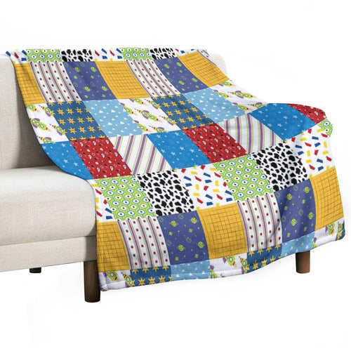 Andy's Room Quilt Eco-conscious Throw Blanket