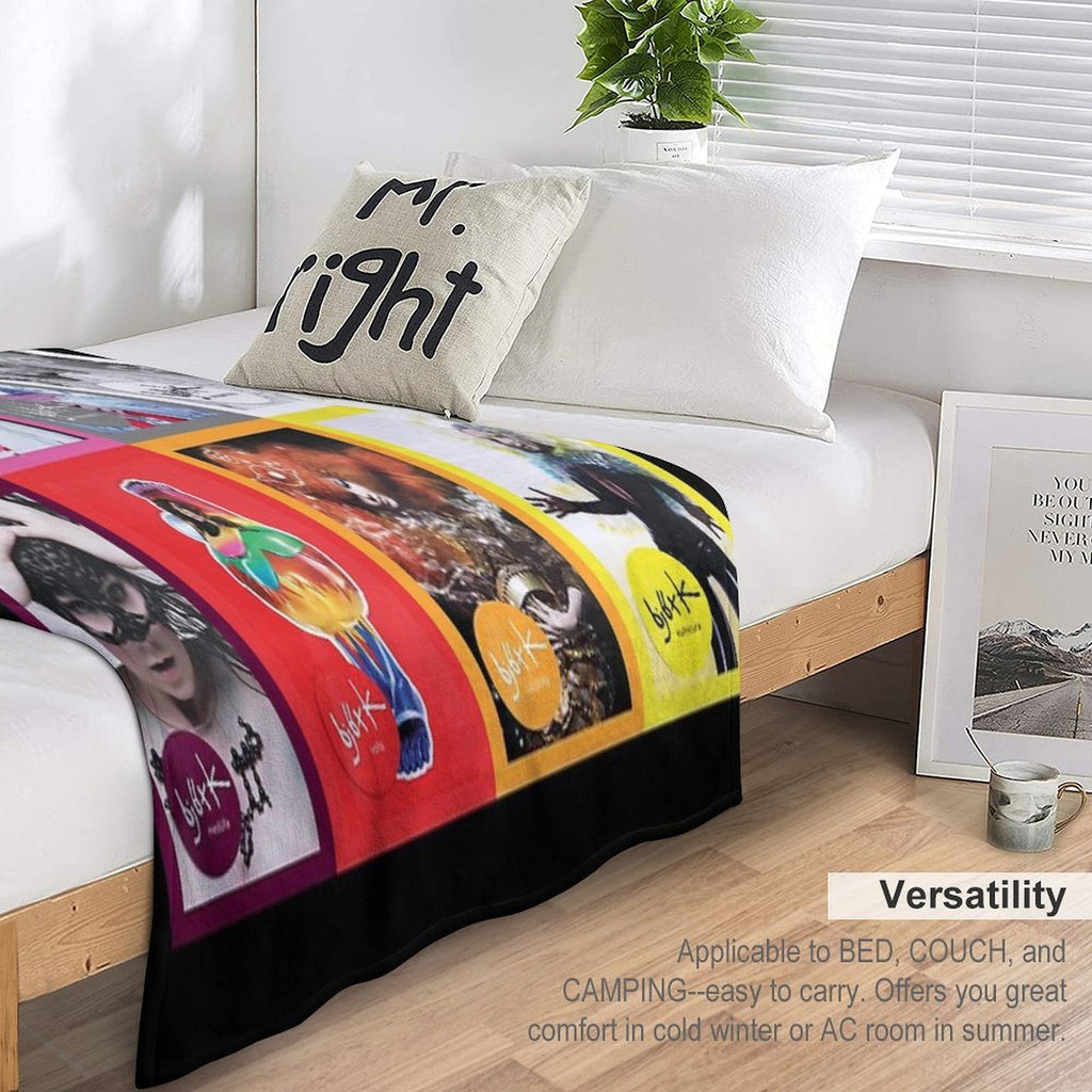 Bjork Studio Albums Anti-pilling Throw Blanket