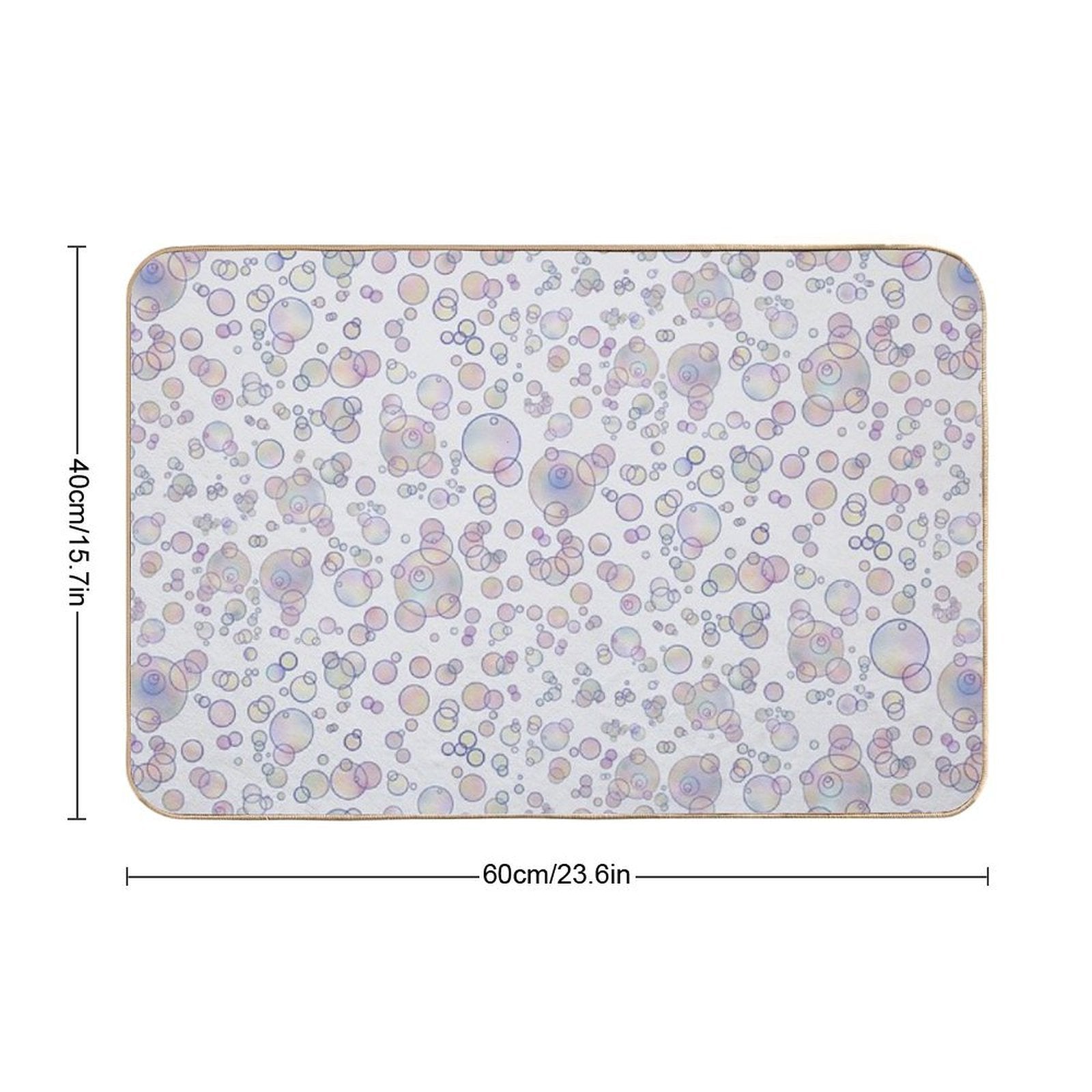 Bubbles  Anti-Trip Bath Mat