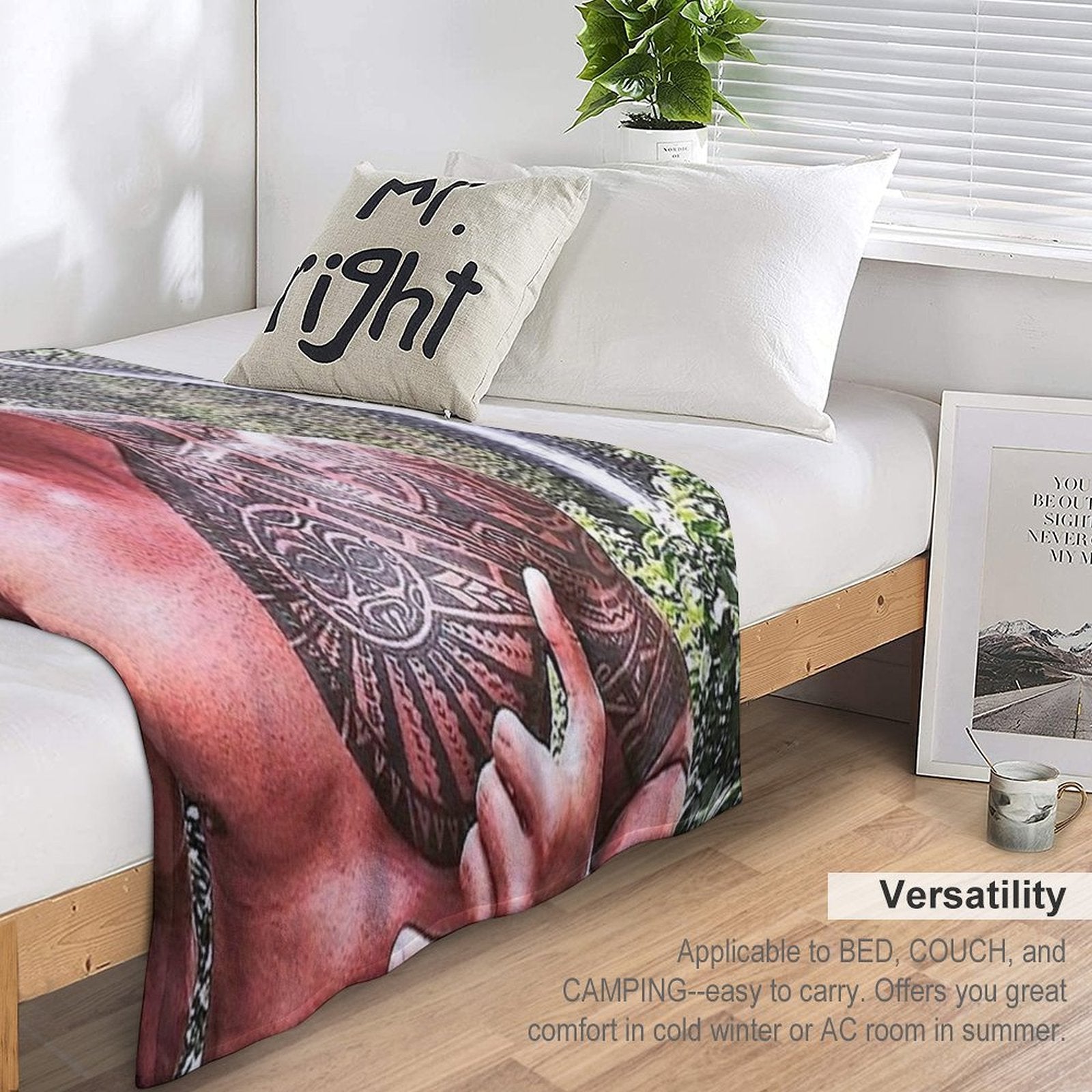 Dwayne Johnson All-season Throw Blanket