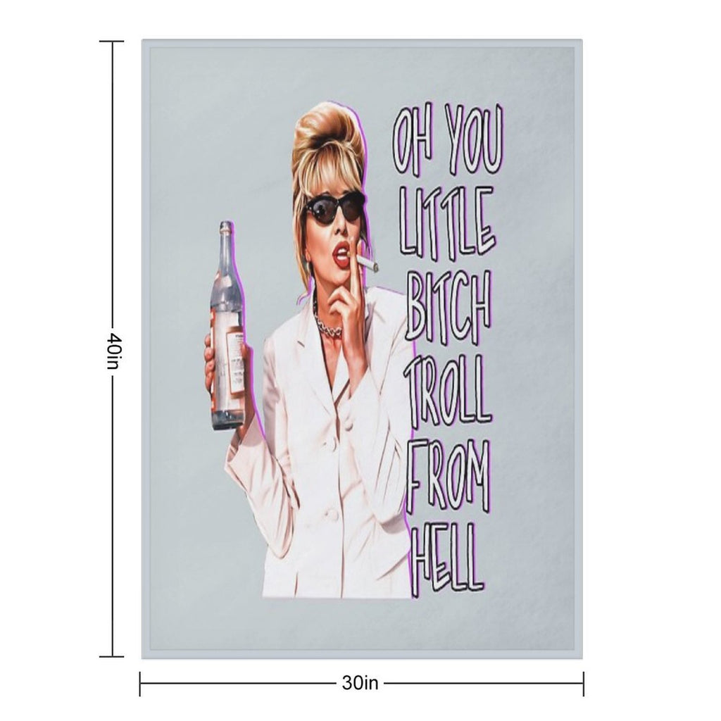 Absolutely Fabulous- Patsy Premium Throw Blanket
