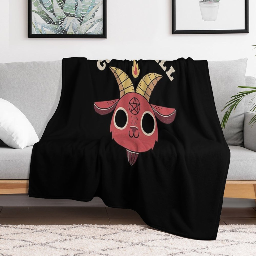 Cute As Hell Travel-friendly Throw Blanket