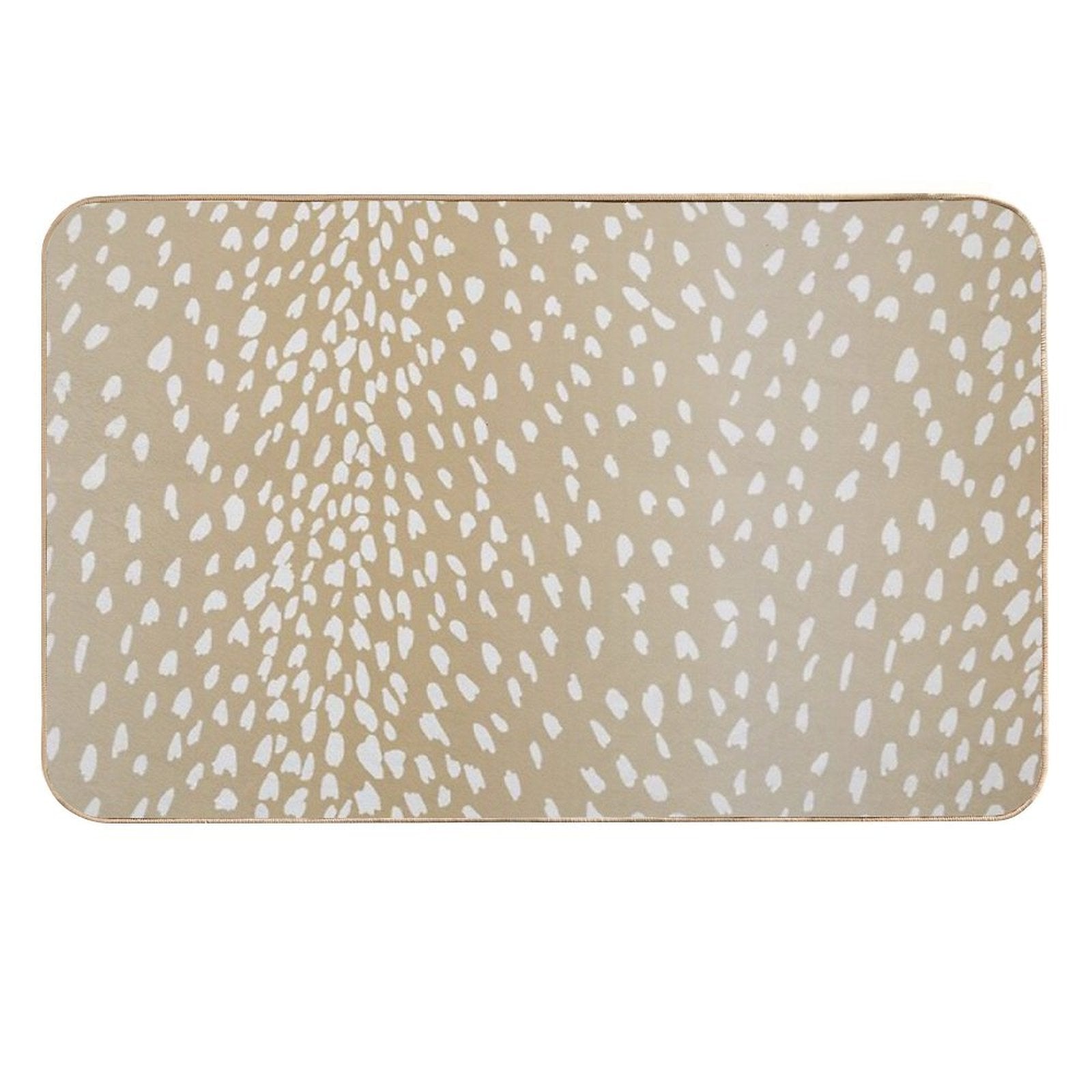 Light Antelope Fawn Print  Stain-Proof Bath Mat