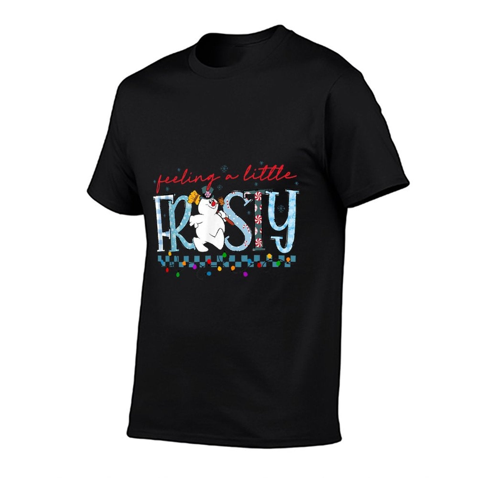 Feeling A Little Frosty Cute Snowman Christmas Humor Xmas  Breathable T-Shirt