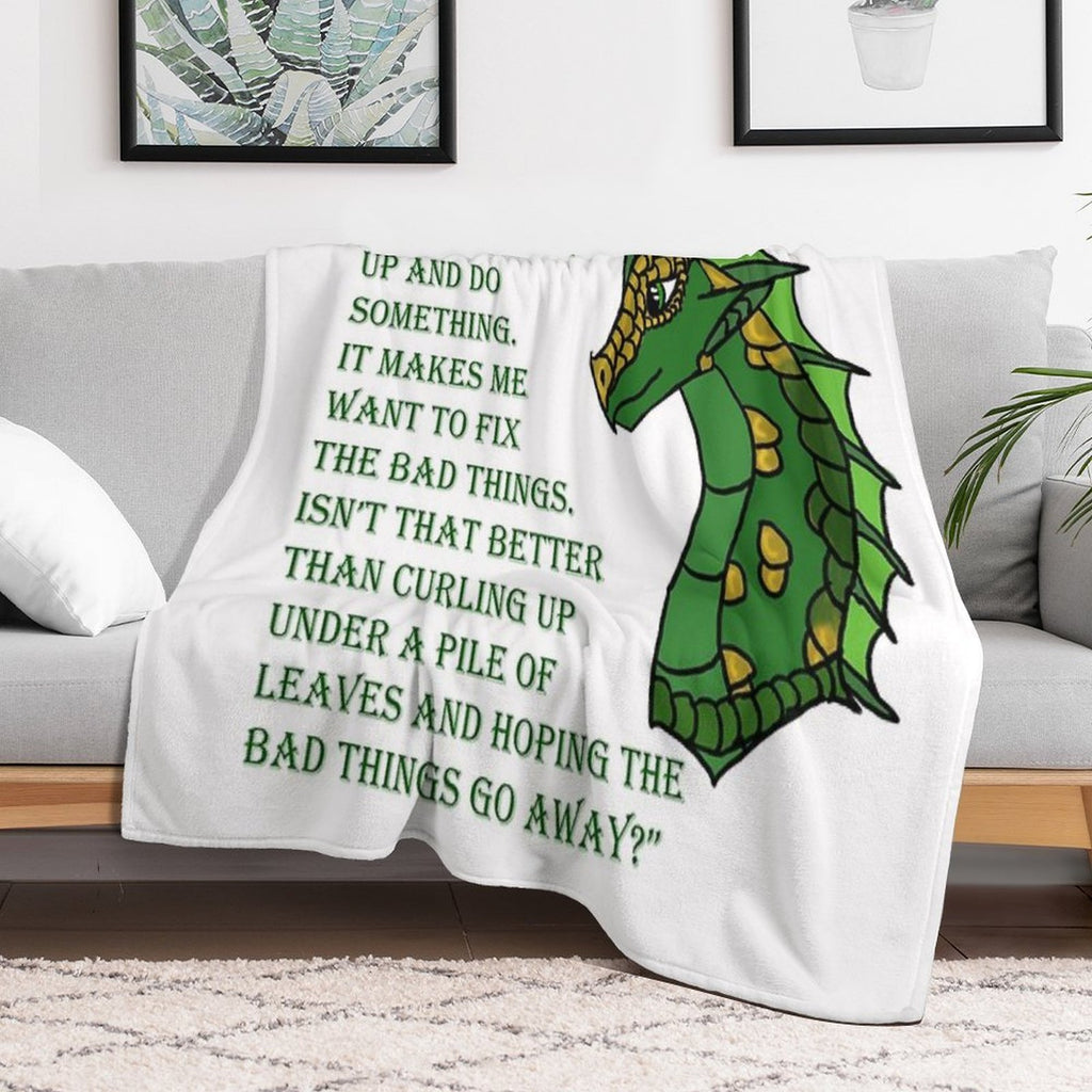 Sundew Quote [OUTDATED!! SEE DESCRIPTION!!] Lightweight Throw Blanket