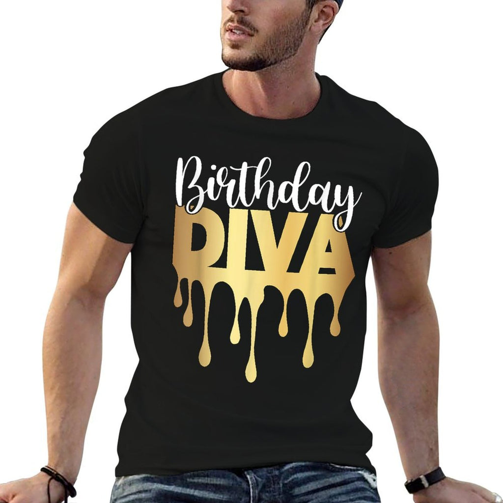 Outstading Gifts for Melanin Birthday Diva - Womens Black - Small  Odor-resistant T-Shirt