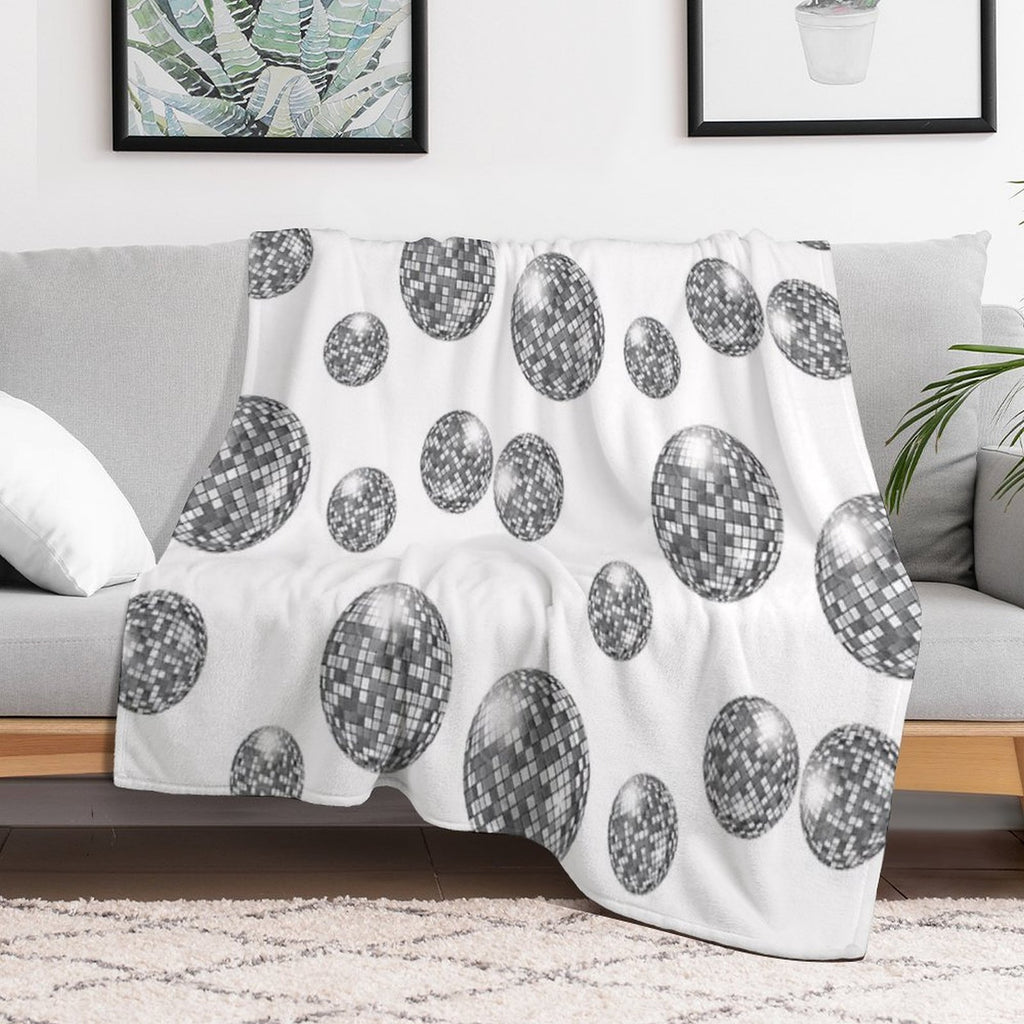 Disco Disco Party Party Disco Ball Velvety-soft Throw Blanket