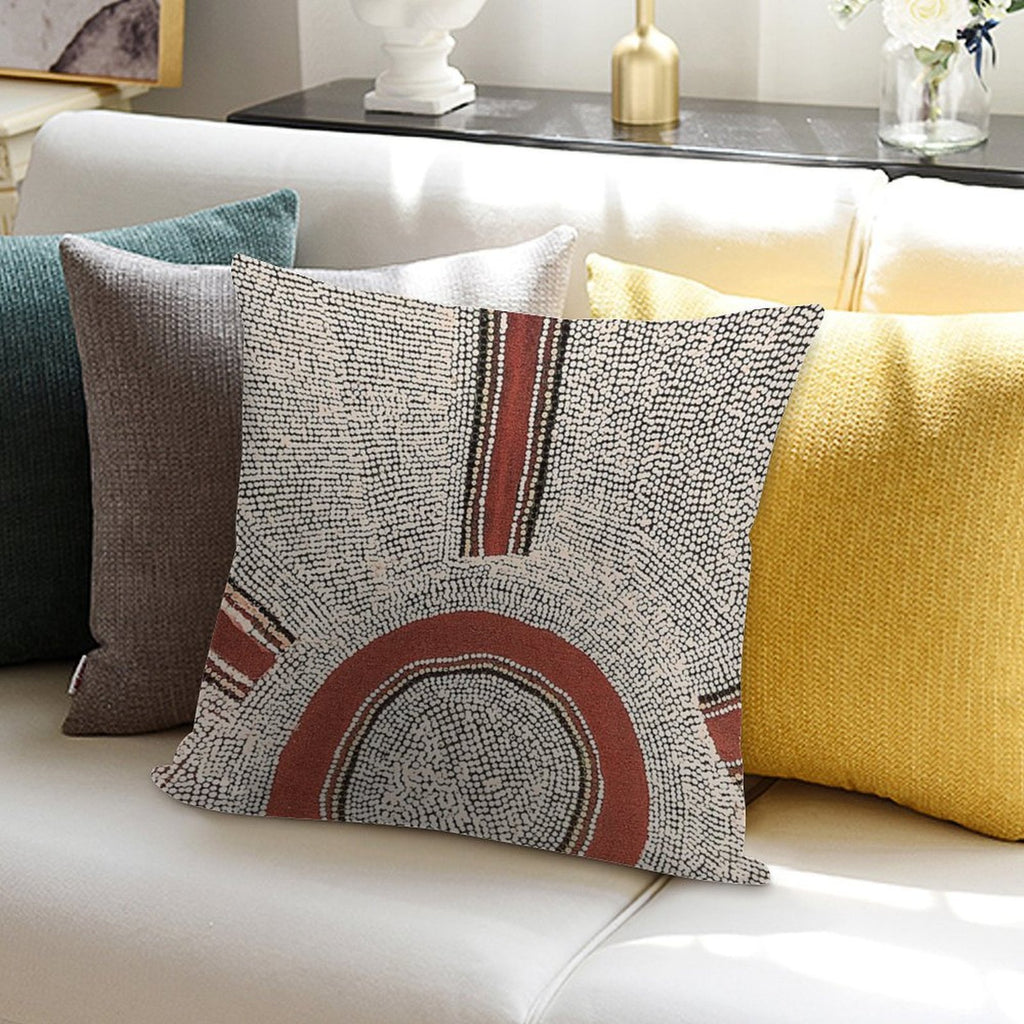 Awesome Aboriginal Dot Art Soft Gift Ready Throw Pillow