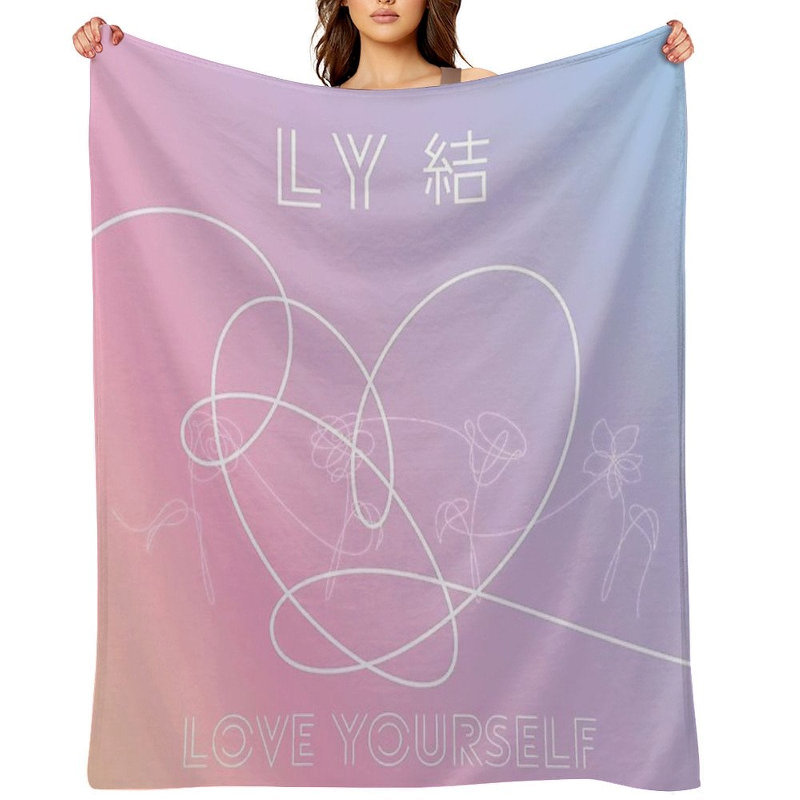 BTS LOVE YOURSELF Comfort Throw Blanket