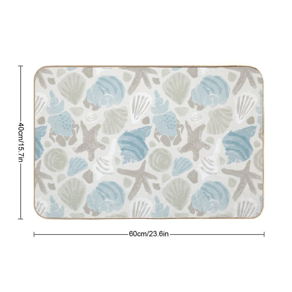 She Sells Seashells by The Seashore  Pet-Safe Bath Mat