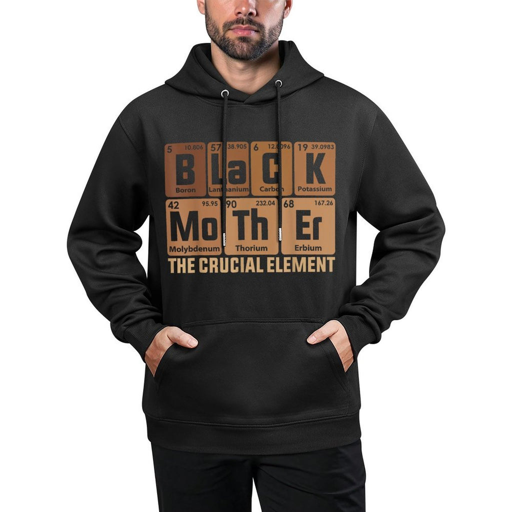Black Mother Crucial Element Mothers Day Funny Black Mom Moisture-Wicking Hoodie