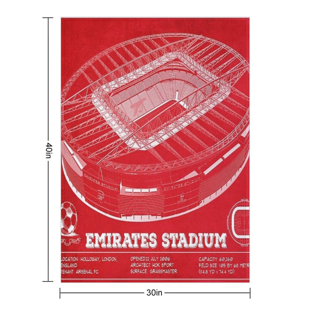 Emirates Stadium Premium Throw Blanket