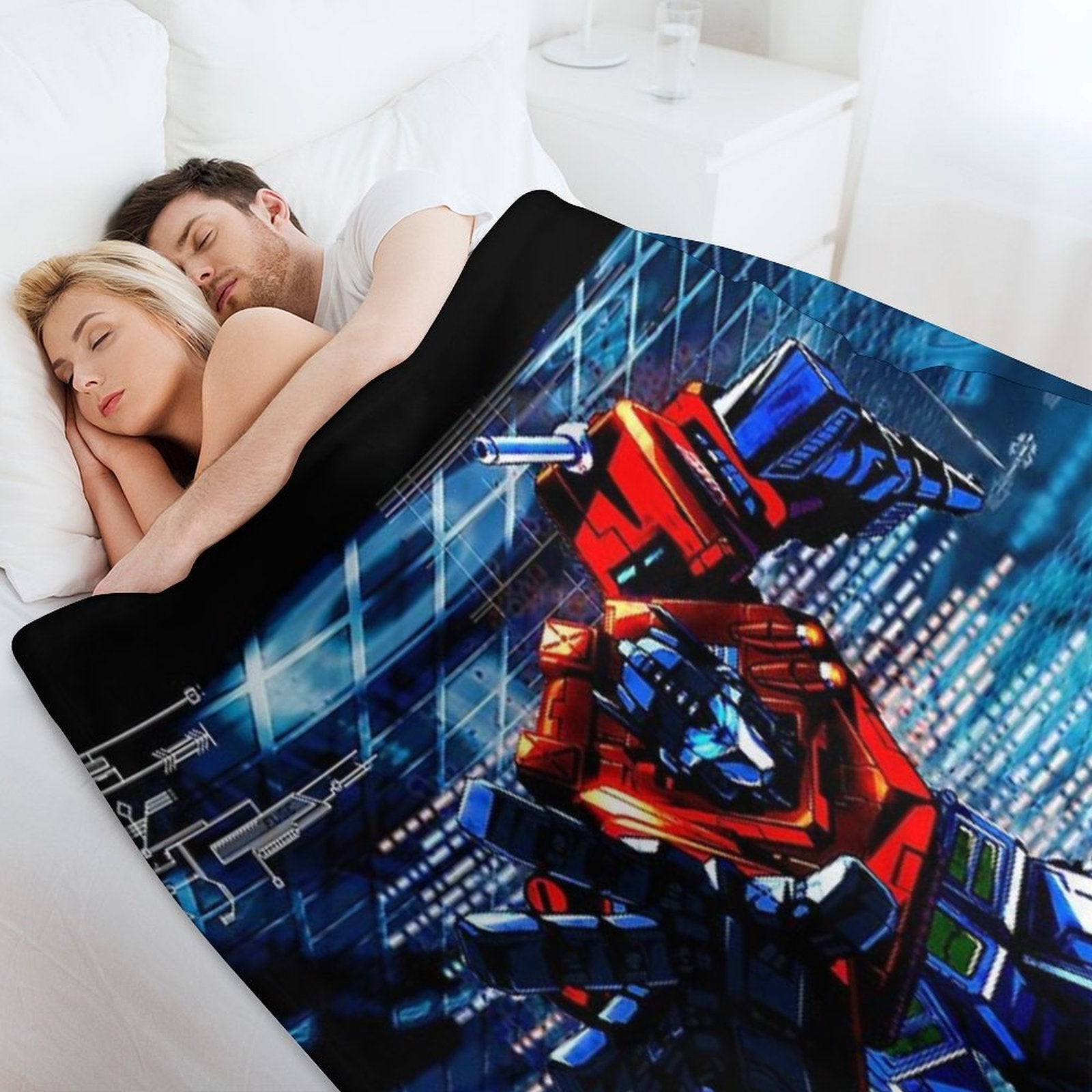 Transformers Optimus Prime Velvety-soft Throw Blanket