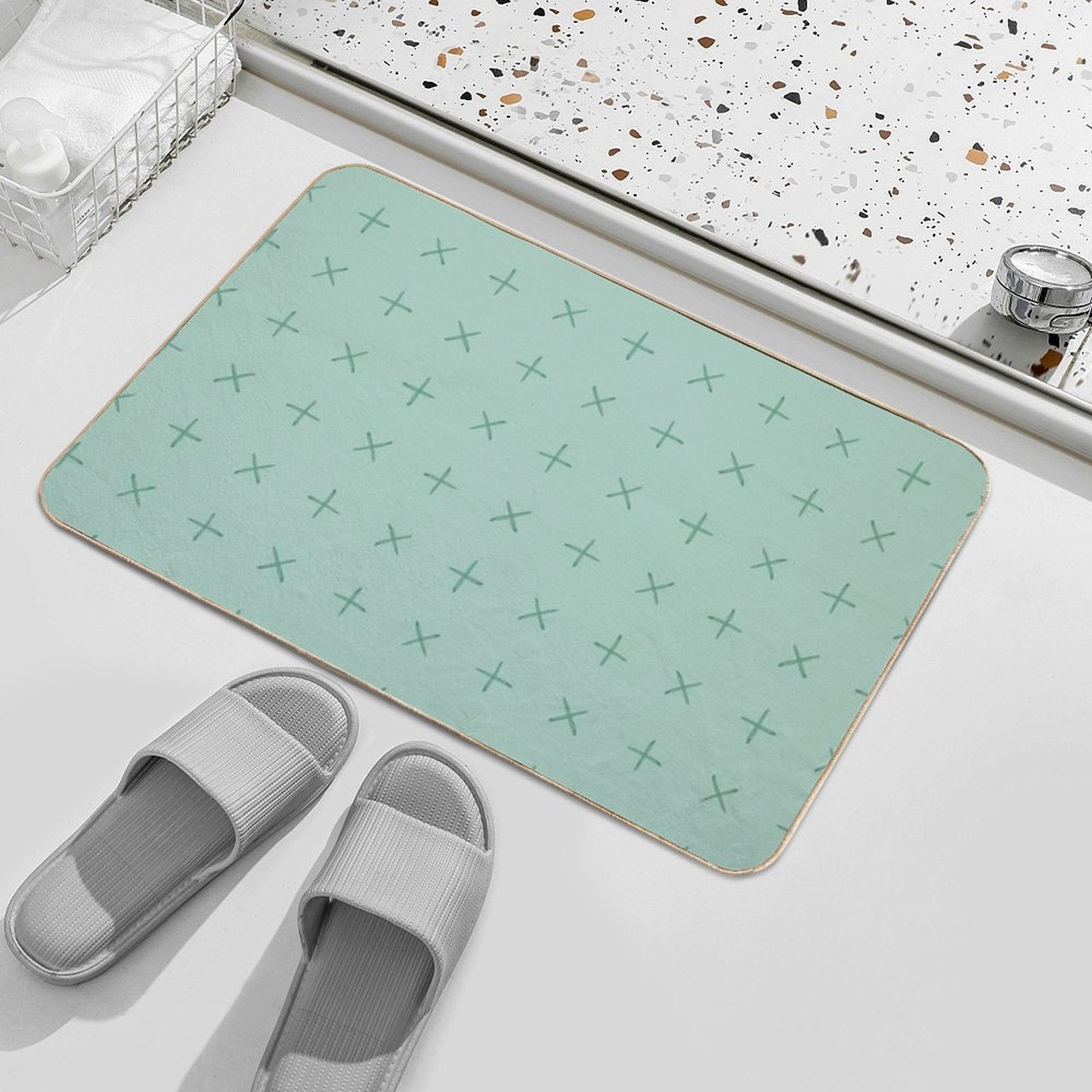 Criss Cross  Versatile Bath Mat