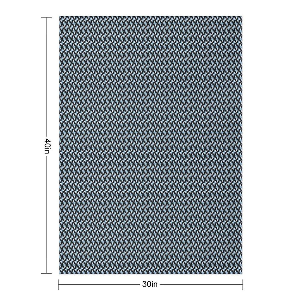 Big City Mixed Blue Signal Premium Throw Blanket