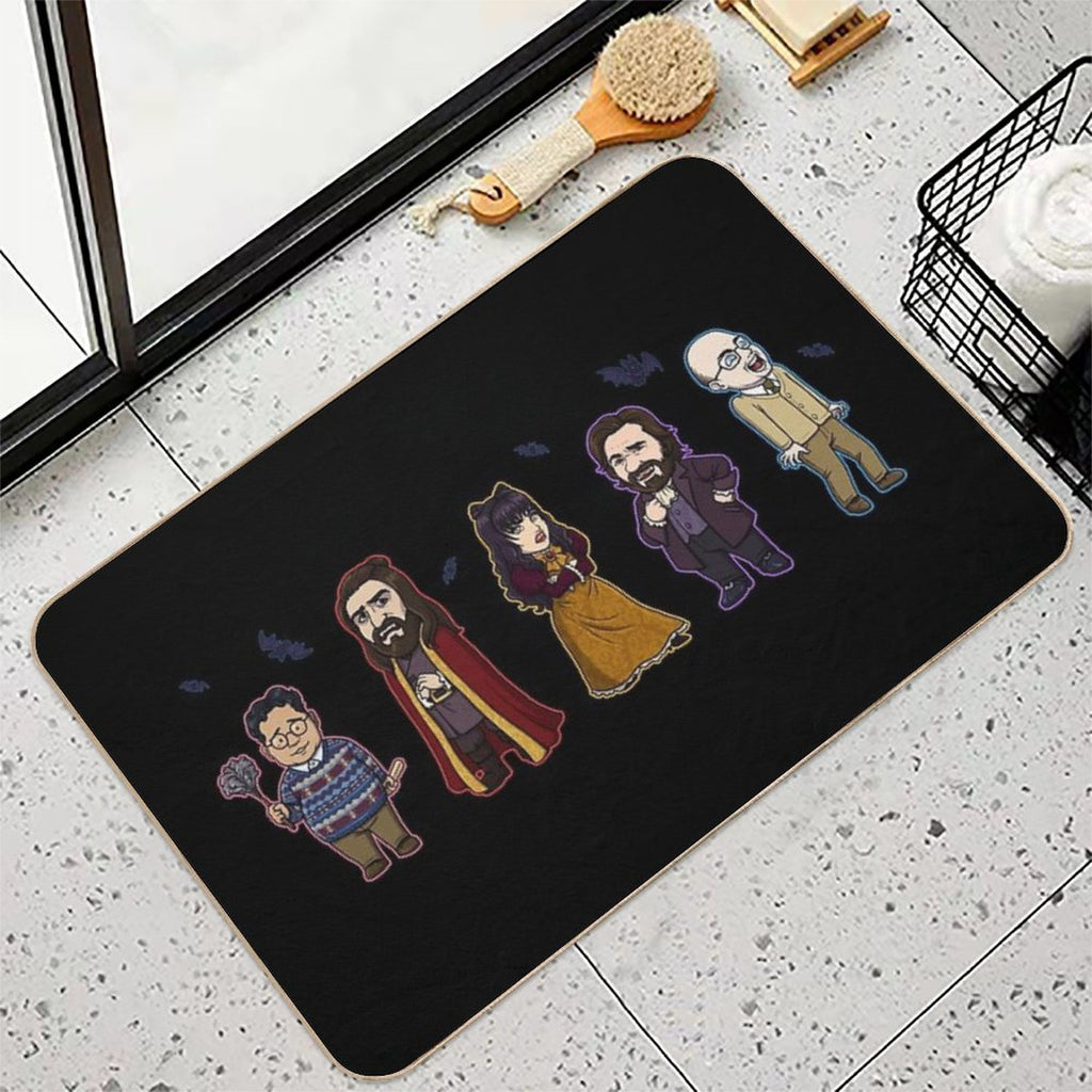 Lil What We Do in The Shadows Gang  Non-Slip Bath Mat