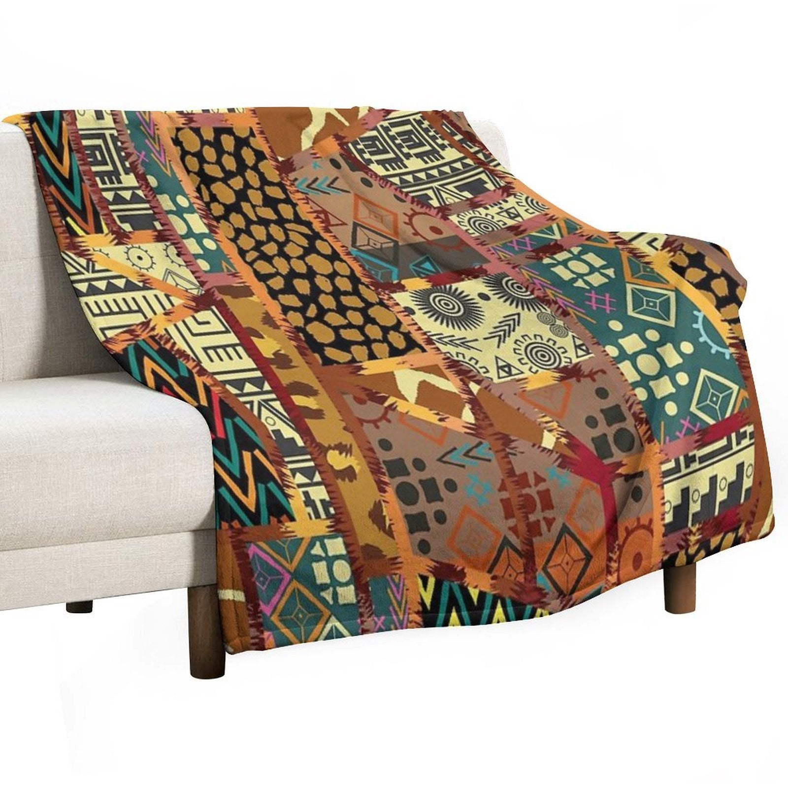 Vintage Quilted Pattern 2 Lightweight Throw Blanket