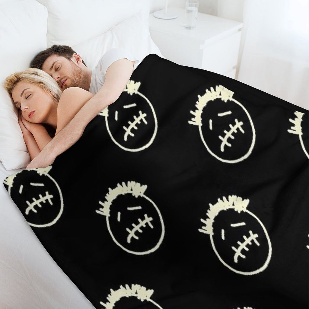 Cactus Jack Face Machine-washable Throw Blanket