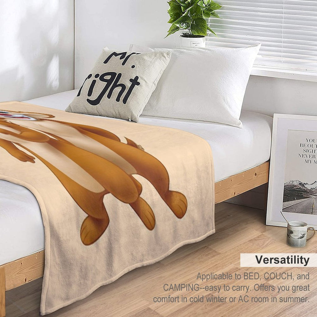 Squirrel, Chip, And Dale Chipmunks Gift-ready Throw Blanket