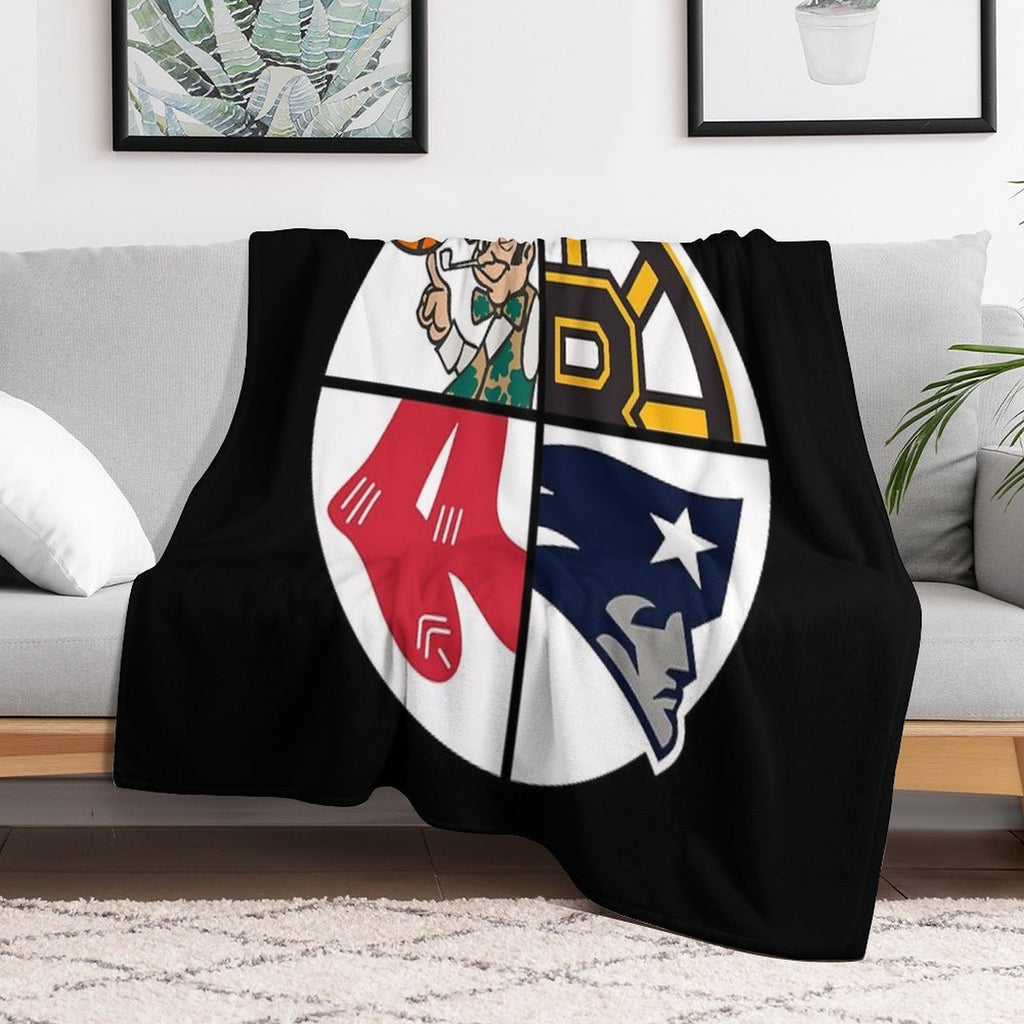 Boston Sports Velvety-soft Throw Blanket